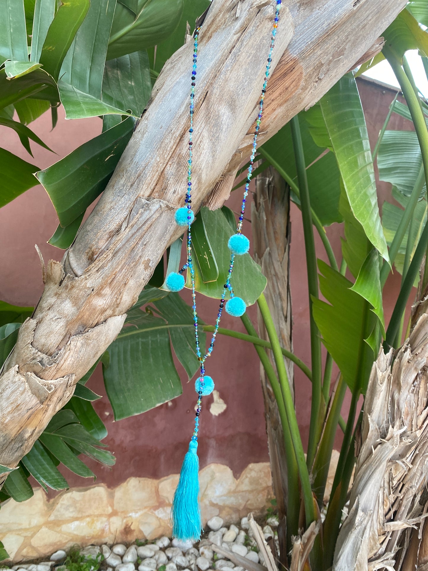 Pon pon necklace