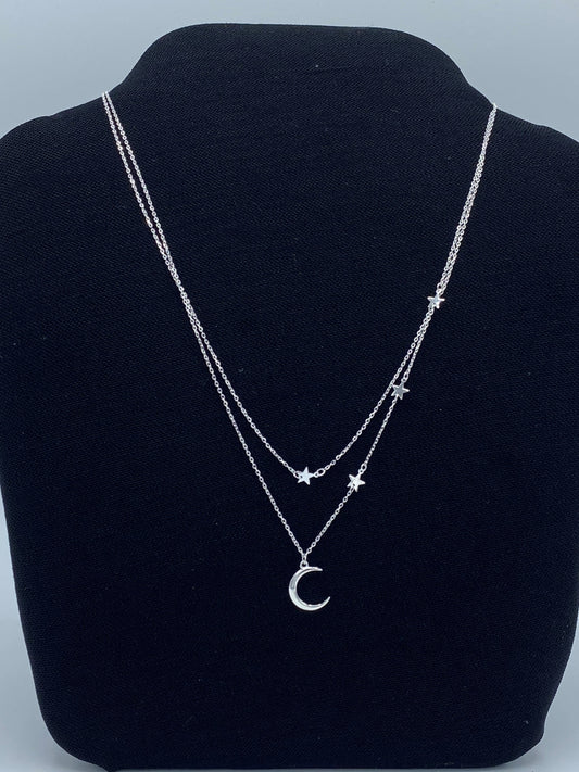 Collana Luna e Stelle