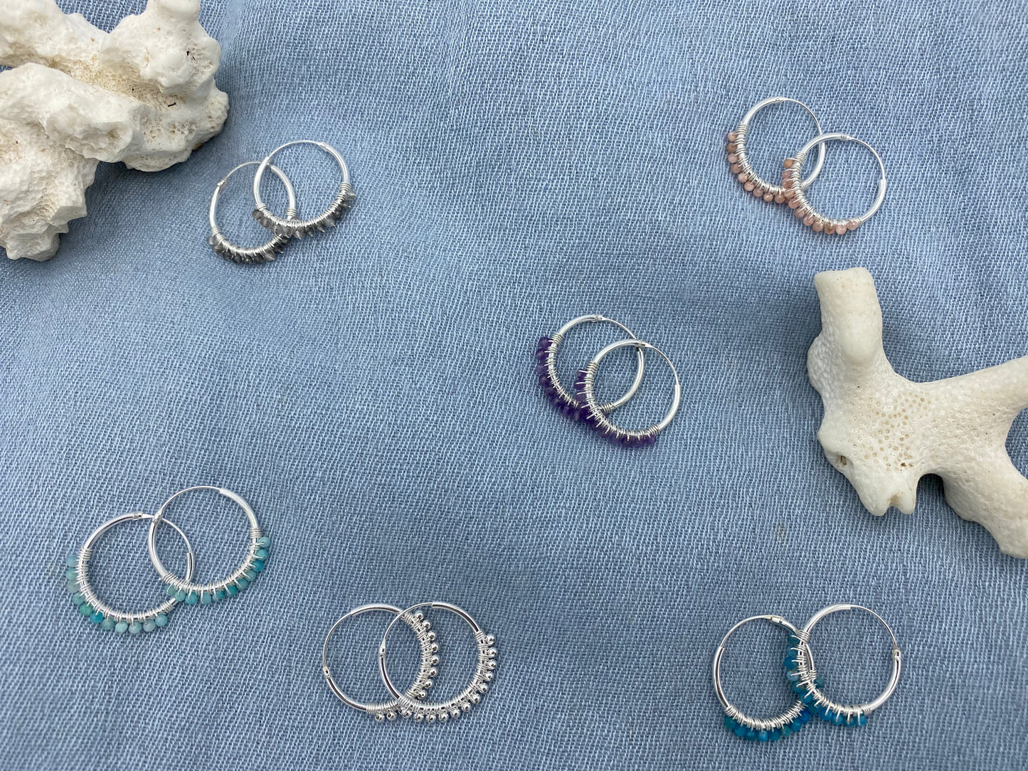Orecchini in Argento e Cristalli