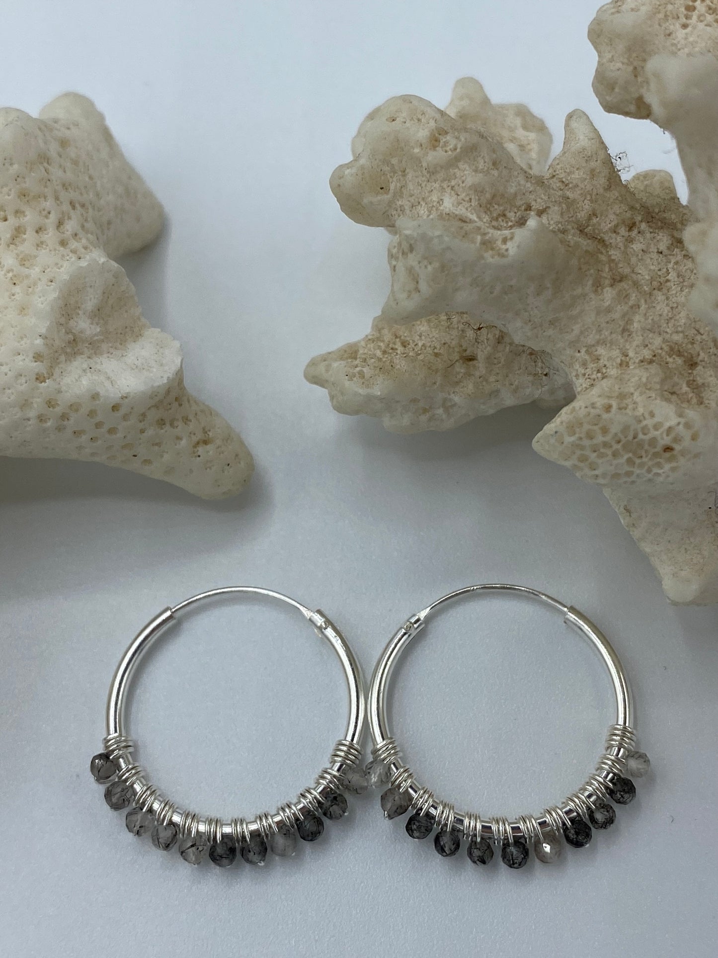 Orecchini in Argento e Cristalli