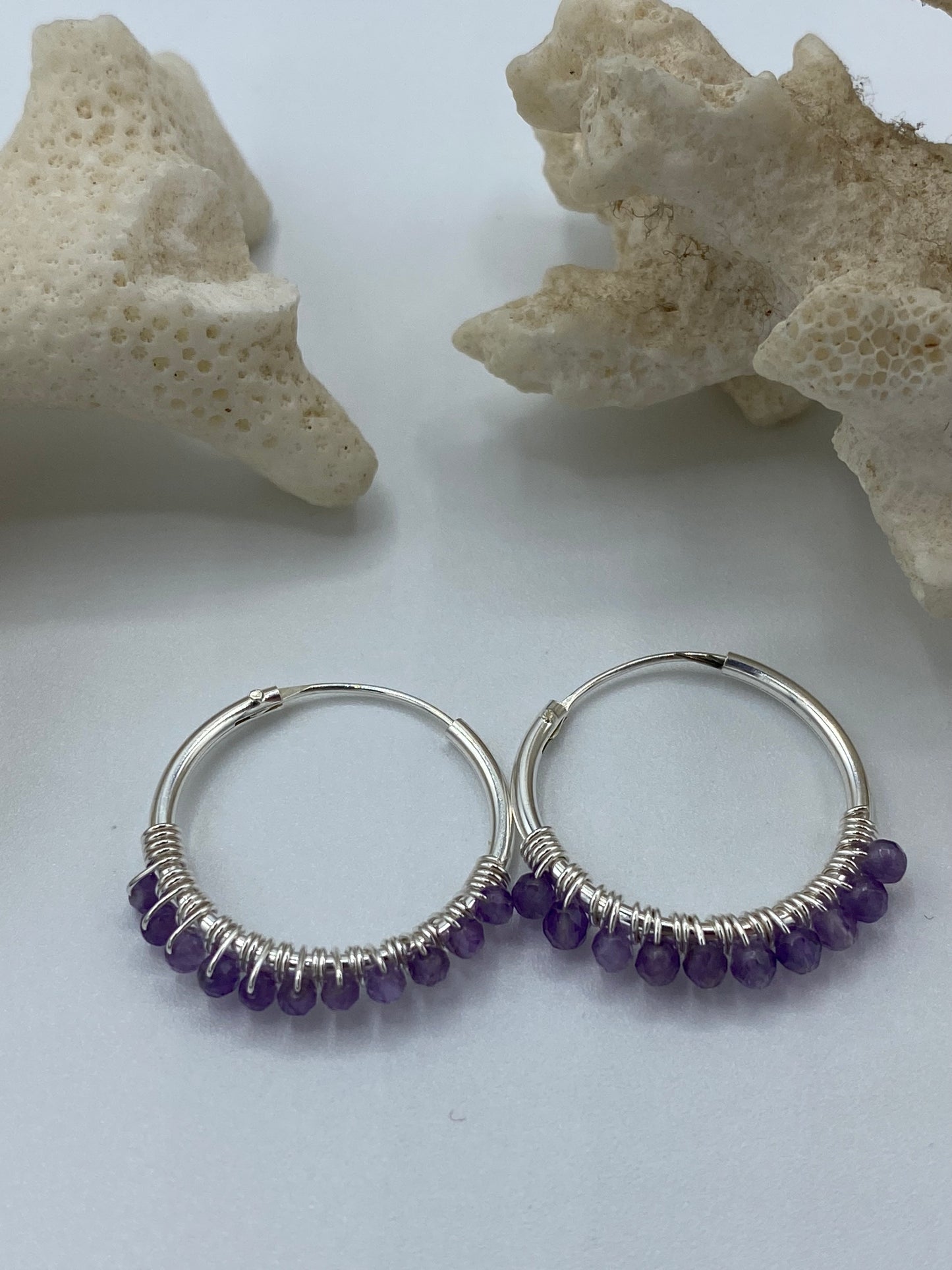 Orecchini in Argento e Cristalli