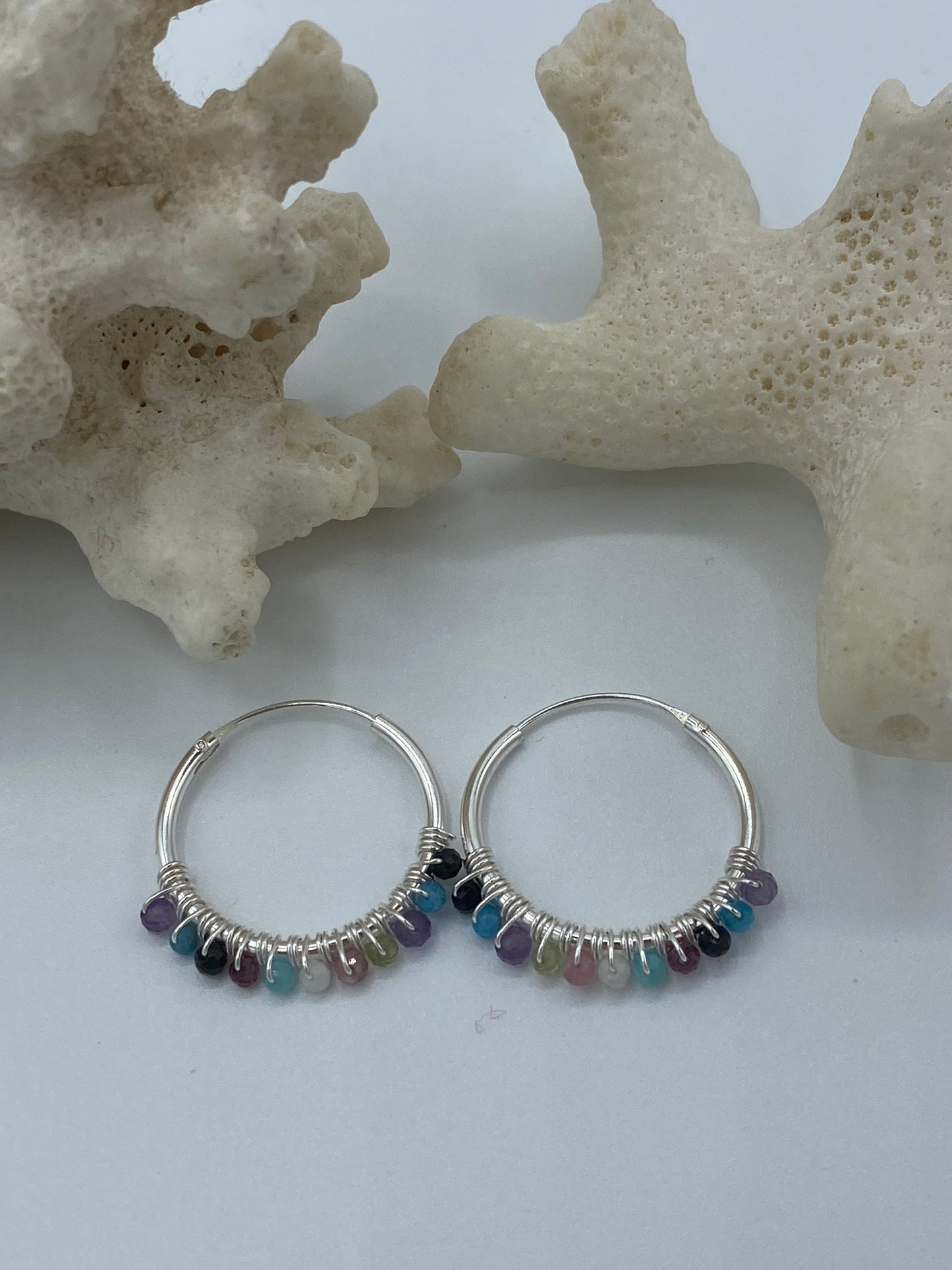 Orecchini in Argento e Cristalli