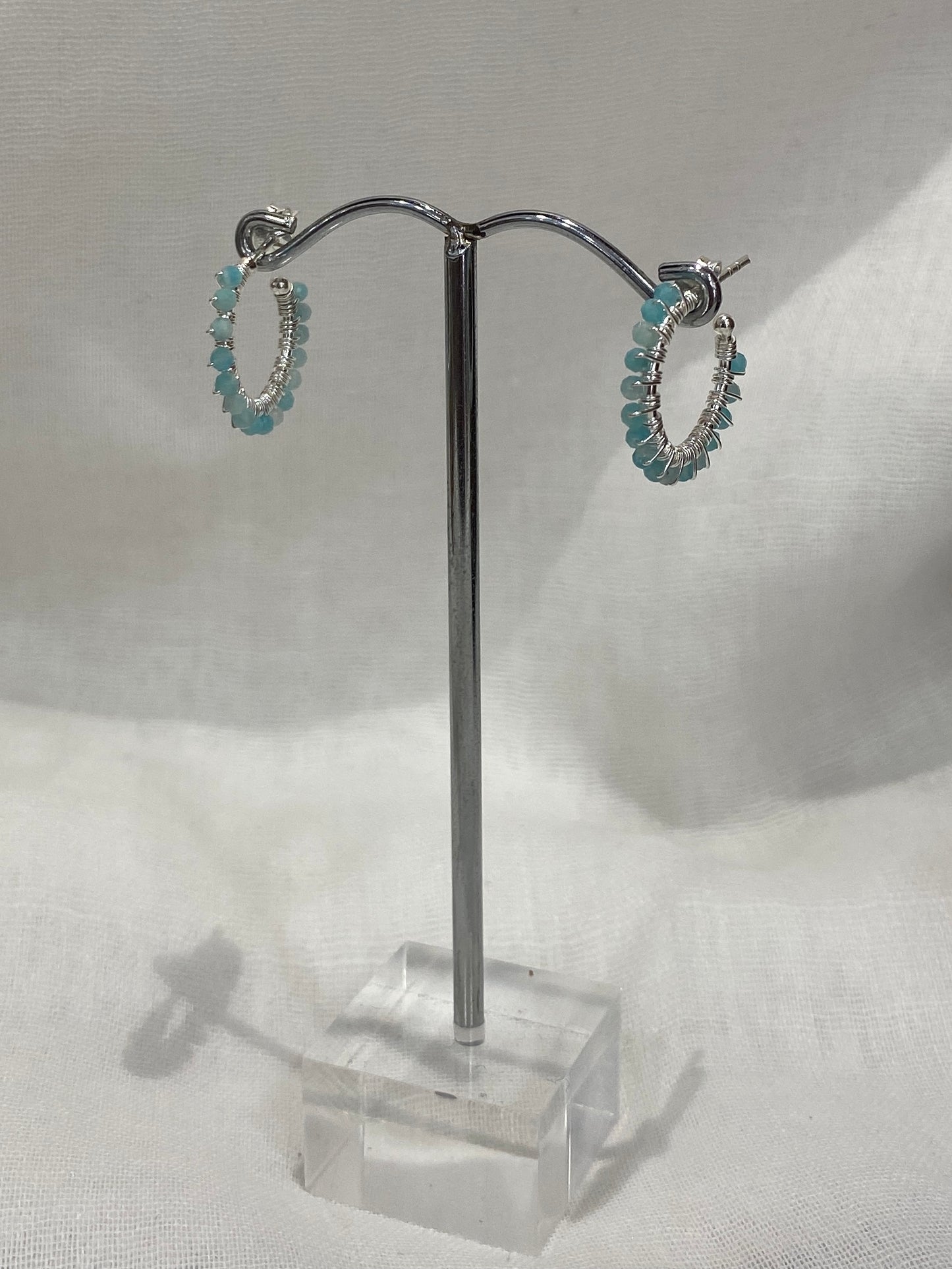 Cerchi in argento con pietra Azzulite
