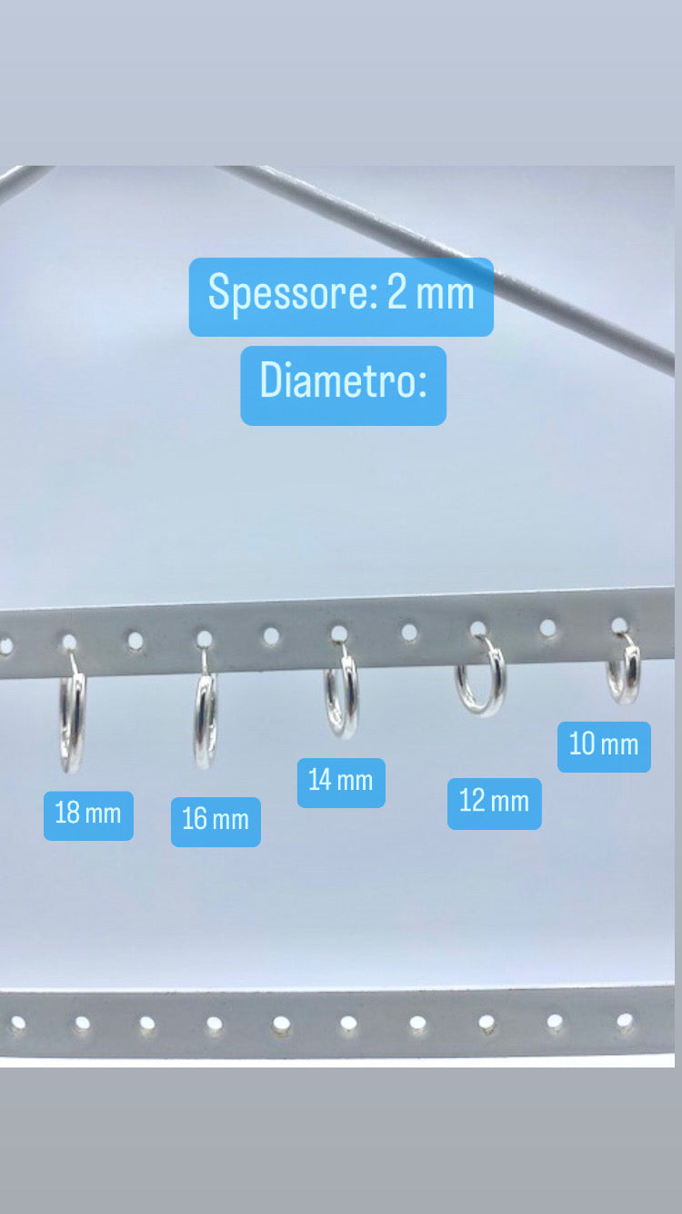 Cerchio in Argento 2 mm
